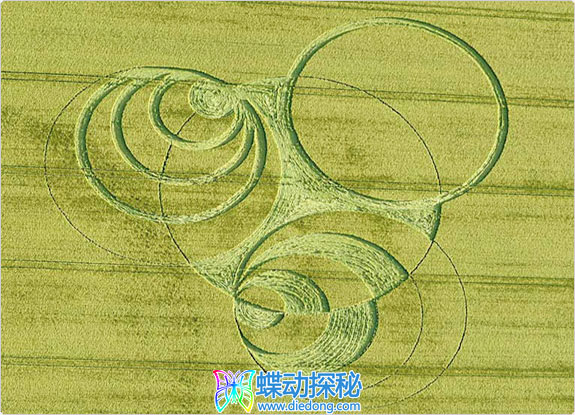 2011年5月30日英格兰Hackpen Hill Wiltshire麦田怪圈
