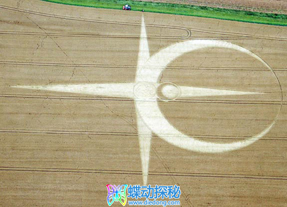 2012年7月29日英格兰Allington Wiltshire麦田怪圈