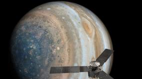 朱诺号第八次飞临木星上空,传回壮丽景象