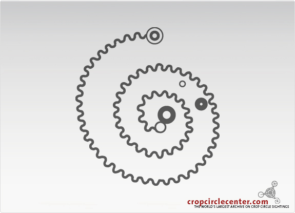 1999年6月26日德国ÂÂ ÂBarley65 m麦田怪圈