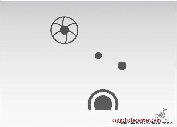 1999年9月6日加拿大ÂÂ ÂWheat< 12 m麦田怪圈