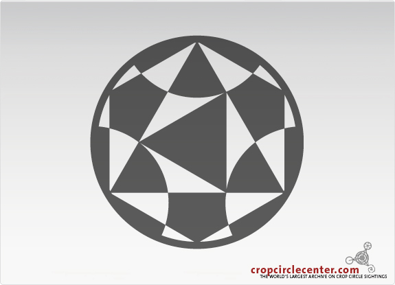 2000年6月19日英国ÂÂ ÂBarley54 m麦田怪圈