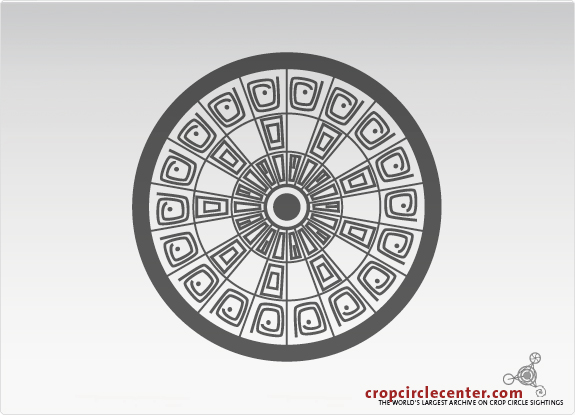 2001年6月3日英国ÂÂ ÂBarley40 m麦田怪圈