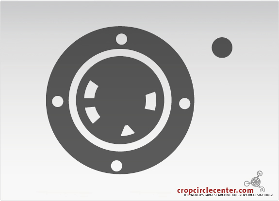 2001年9月1日加拿大ÂÂ ÂWheat23 m麦田怪圈