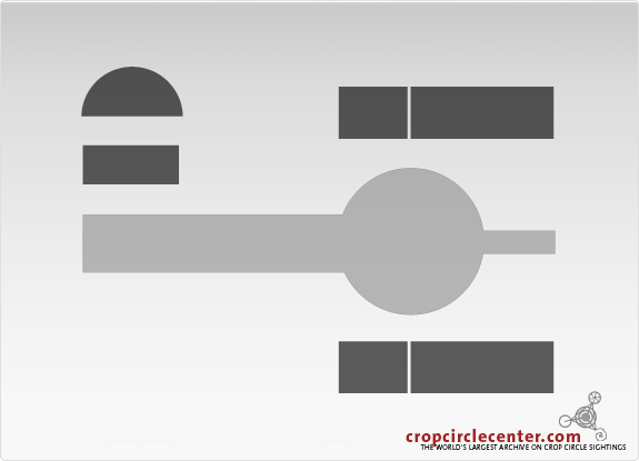 2002年9月30日加拿大ÂÂ ÂWheat87 m麦田怪圈