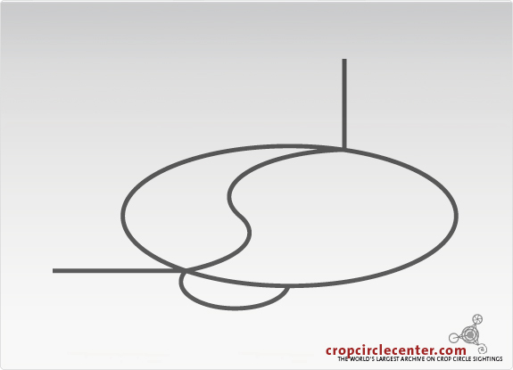 2004年7月7日加拿大ÂÂ ÂBarley19,5 m麦田怪圈