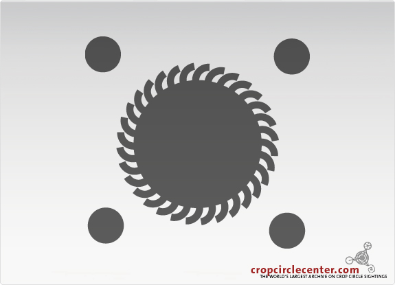 2004年8月28日荷兰ÂÂ ÂWheat54 m麦田怪圈