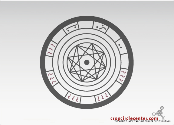 2005年6月28日英国Â Gondelsheim麦田怪圈