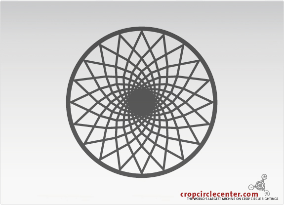 2005年6月33日英国Farnborough麦田怪圈