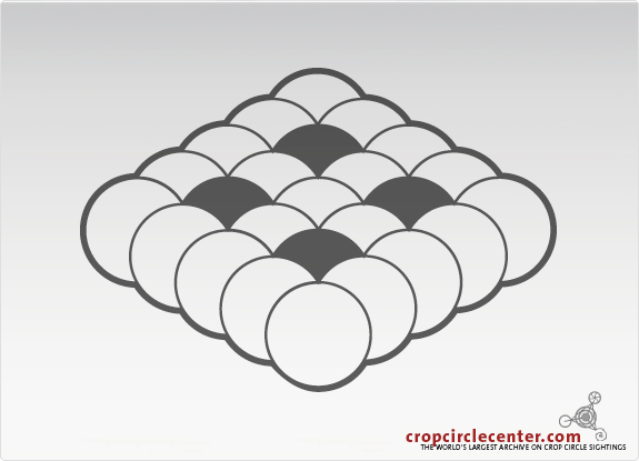 2005年6月20日英国Monkton Down麦田怪圈