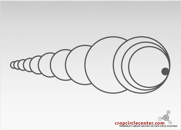 2005年6月12日英国Stantonbury Hill麦田怪圈