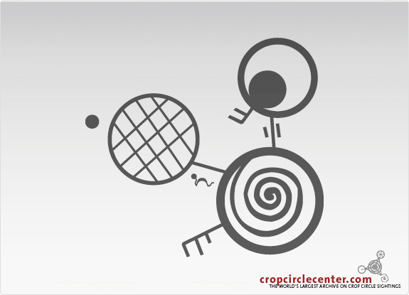 2005年7月30日瑞典ÂAvebury麦田怪圈