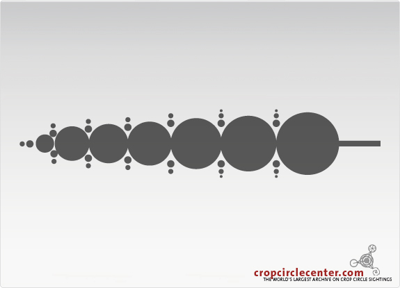 2005年7月18日英国Alton Barnes麦田怪圈