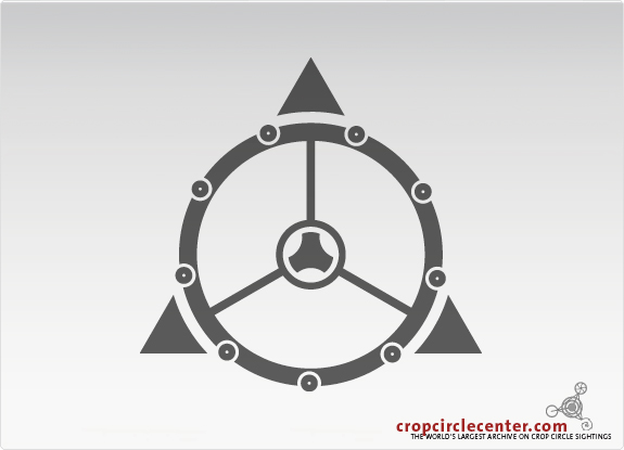 2005年8月19日瑞士ÂÂ ÂBarley30 m麦田怪圈