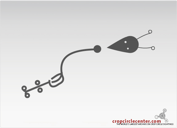 2005年8月11日英国Tawesmead Copse麦田怪圈