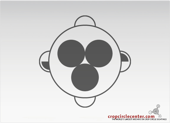 2006年6月19日意大利Ceresole Alba麦田怪圈