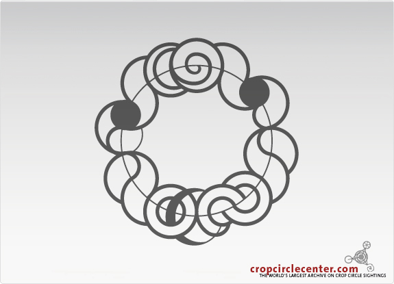 2006年6月9日英国West Overton麦田怪圈