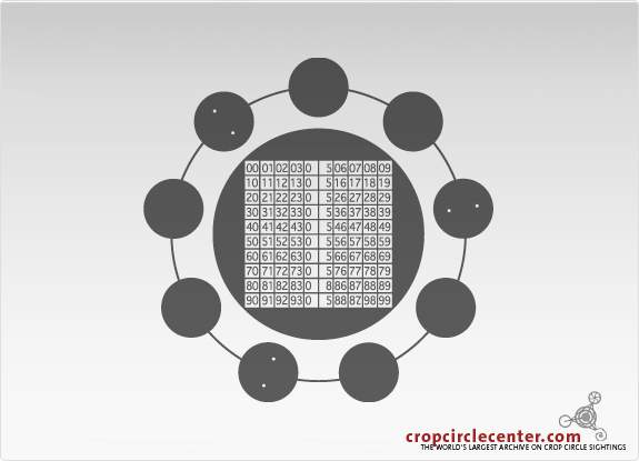 2006年7月28日英国Woodborough Hill麦田怪圈