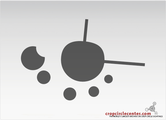 2006年10月32日墨西哥Hoeven麦田怪圈