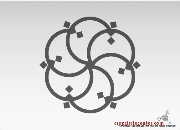 2007年6月10日意大利Monteau da Po麦田怪圈