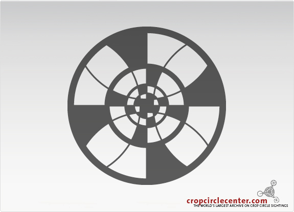 2007年7月13日瑞士Dommartin麦田怪圈