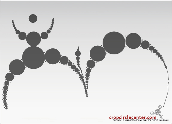 2007年7月7日英国Alton Barnes麦田怪圈