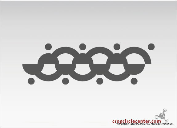 2007年7月1日比利时Denderhoutem麦田怪圈