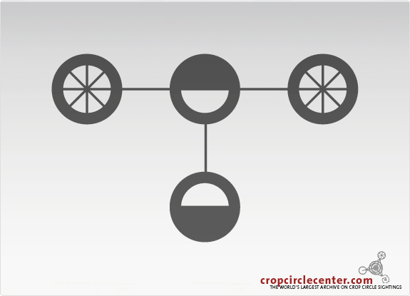 2007年7月1日比利时Nieuwerkerken麦田怪圈