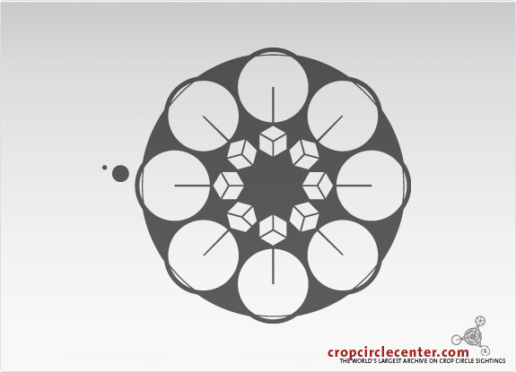 2007年8月19日英国North Down麦田怪圈