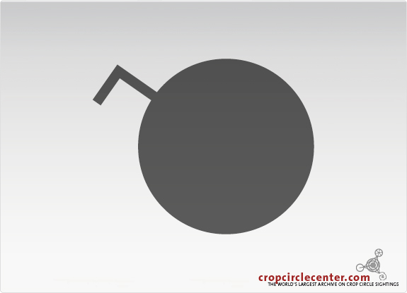 2008年6月17日法国Verdun-sur-le-Doubs麦田怪圈