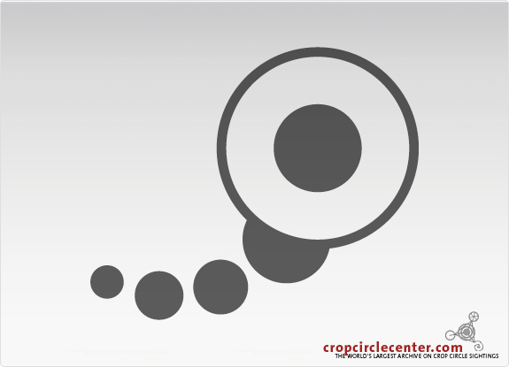 2008年6月19日意大利Montaldo Roero麦田怪圈