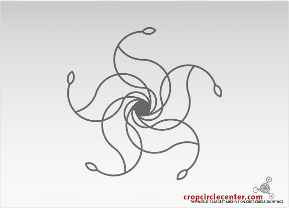 2008年6月21日瑞士Diessenhofen麦田怪圈