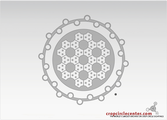 2008年6月16日英国ÂVerdun-sur-le-Doubs麦田怪圈