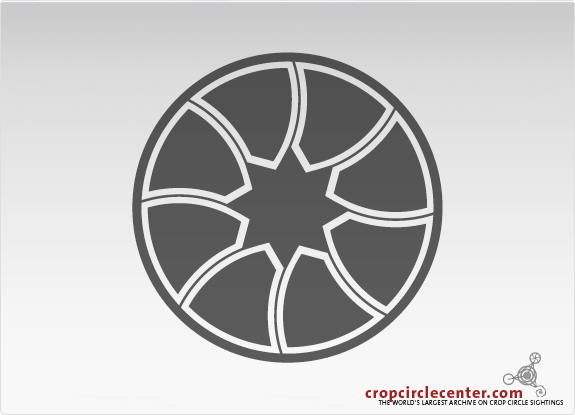 2008年7月25日德国Volkmarshausen麦田怪圈