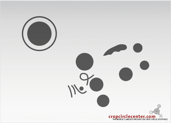 2008年7月22日法国Valence麦田怪圈