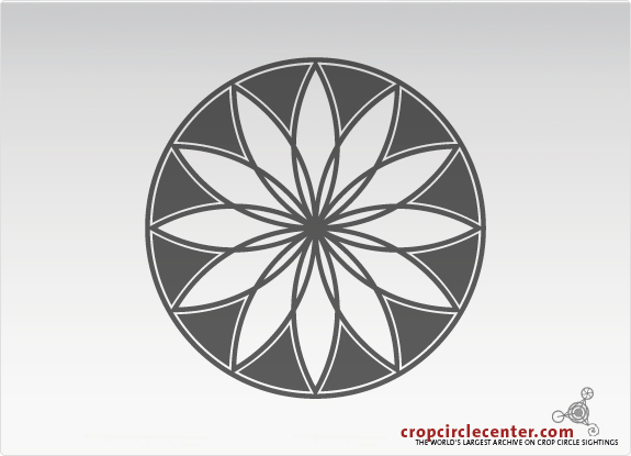 2008年7月23日德国Sieboldshausen麦田怪圈