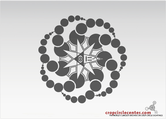 2008年8月25日英国Alton Barnes麦田怪圈