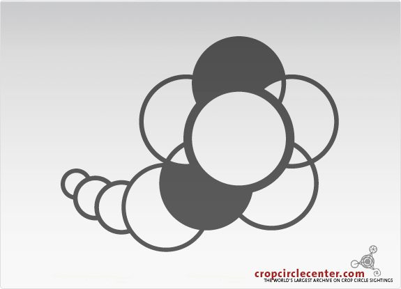 2008年8月8日英国Hens Wood麦田怪圈