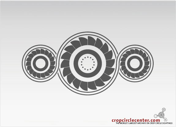 2008年8月1日英国Shrivenham麦田怪圈