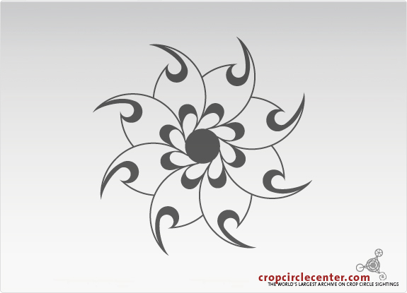 2008年8月7日英国Cherhill麦田怪圈