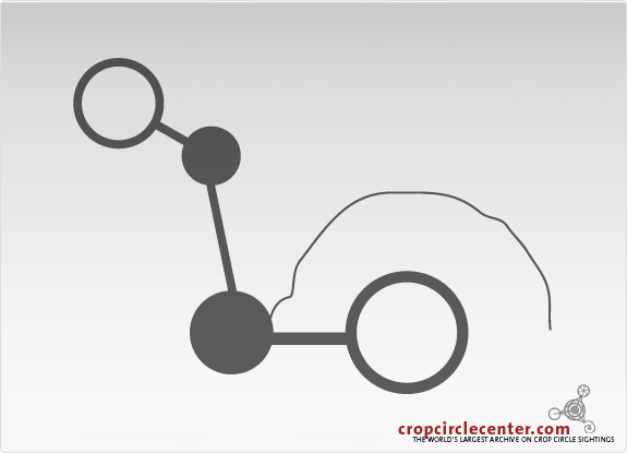 2009年4月25日英国Morgans Hill麦田怪圈