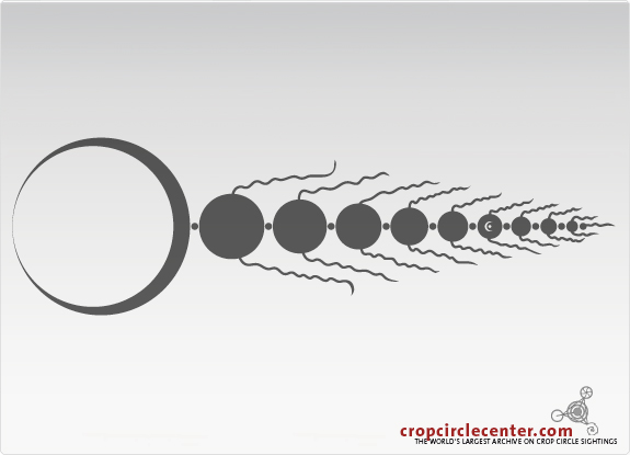 2009年6月25日英国Martinsell Hill麦田怪圈