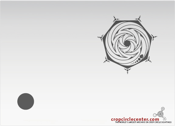 2009年6月2日英国ÂYatesbury麦田怪圈