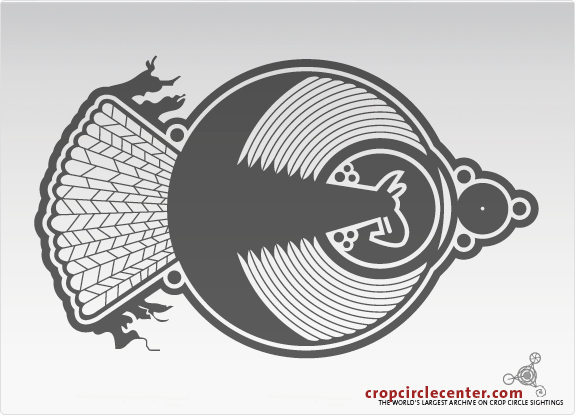 2009年6月12日英国Yatesbury麦田怪圈