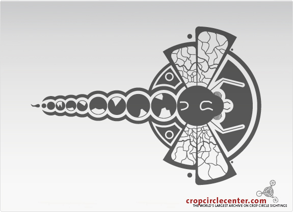 2009年6月3日英国Yatesbury麦田怪圈