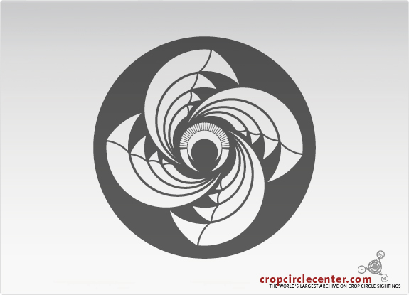 2009年6月13日英国Tawesmead Copse麦田怪圈