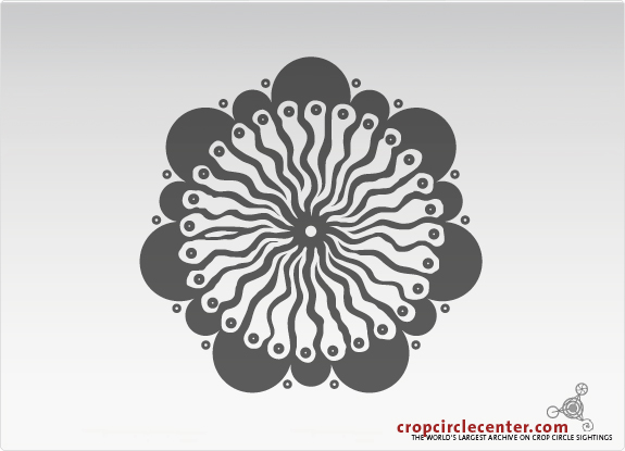 2009年7月1日英国Waden Hill麦田怪圈