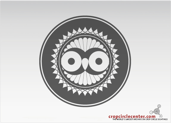 2009年8月10日英国Woodborough Hill麦田怪圈