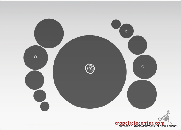 2009年8月3日英国Silbury Hill麦田怪圈
