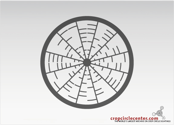 2010年5月22日英国Wilton麦田怪圈